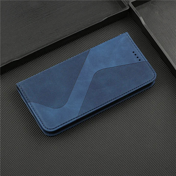 Luxury Magnetic Flip Wallet Phone Case | Shockproof, Anti-Fingerprint & Card Slot for iPhone