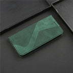 Luxury Magnetic Flip Wallet Phone Case | Shockproof, Anti-Fingerprint & Card Slot for iPhone