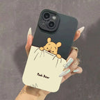 Full-Coverage Smiling Face & Cartoon iPhone Case | Waterproof & Anti-Scratch
