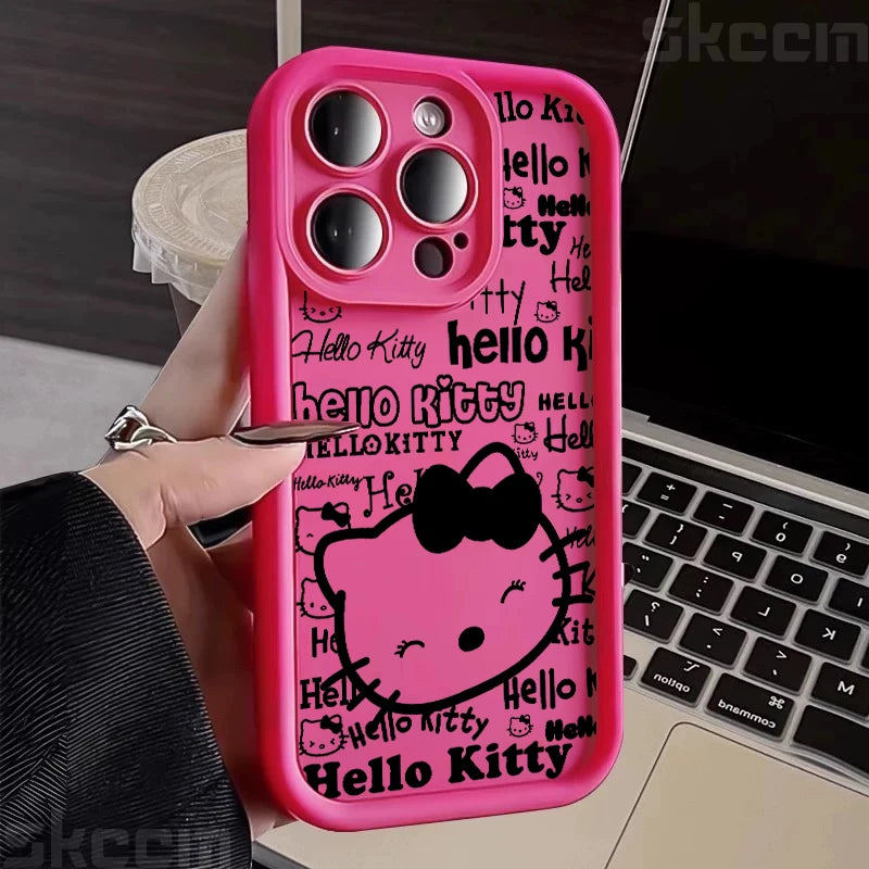 Half-Wrapped Cartoon & Pictorial TPU Phone Case | Anti-Fingerprint & Shockproof for iPhone