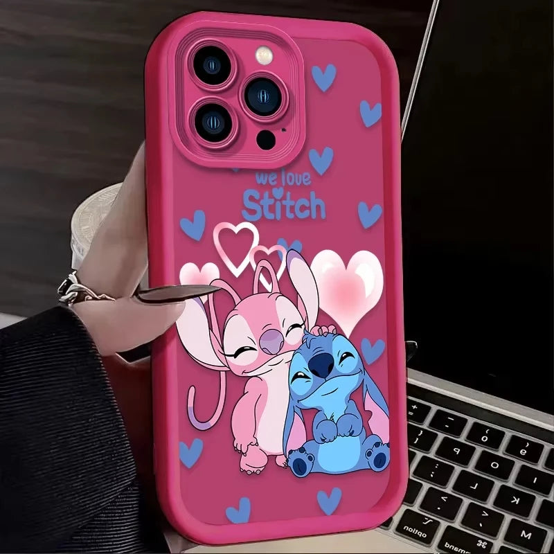 Half-Wrapped Cartoon & Animal Phone Case | Anti-Fingerprint & Shockproof for iPhone