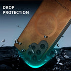 Luxury Leather & Silicone Full-Coverage Case for Samsung Galaxy S23-S24 Series | Shockproof & Waterproof