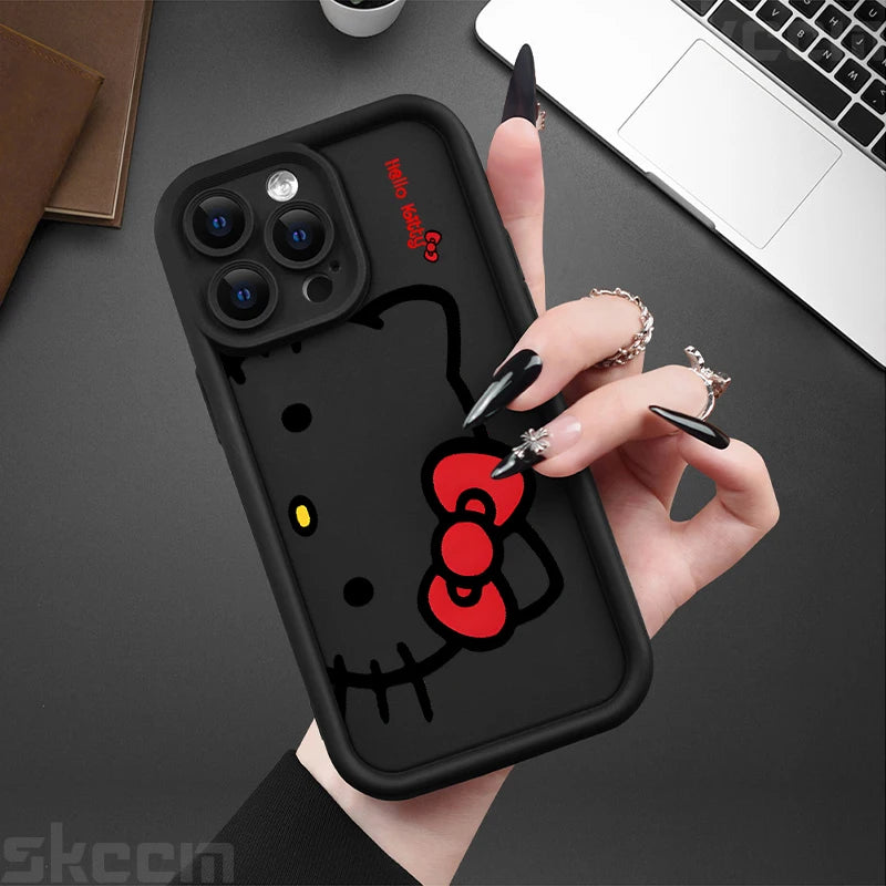 Cartoon & Pictorial Half-Wrapped TPU Phone Case | Anti-Fingerprint & Scratch-Resistant for iPhone