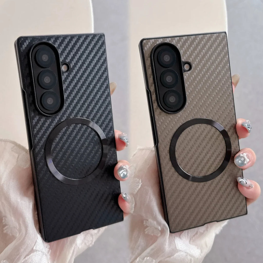 Samsung Galaxy Z Fold 7 Case | Luxury Plating Hard PU Full-Coverage Protective Back Cover