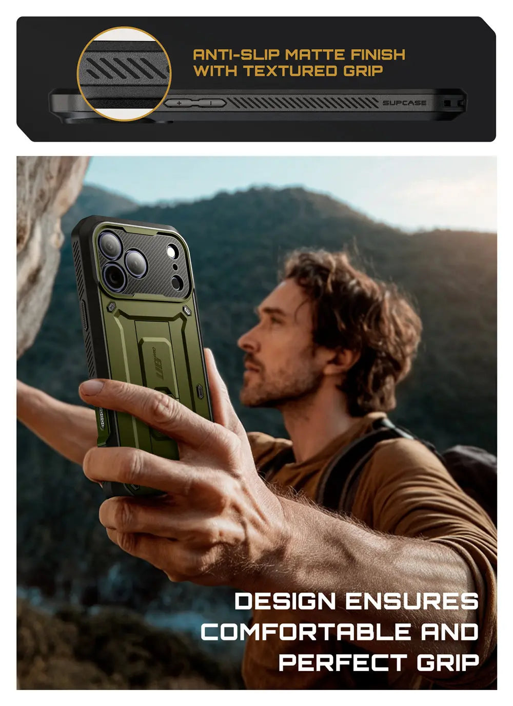 Rugged SUPCASE Full-Coverage iPhone 17 Pro Case | Shockproof with Holster & Kickstand