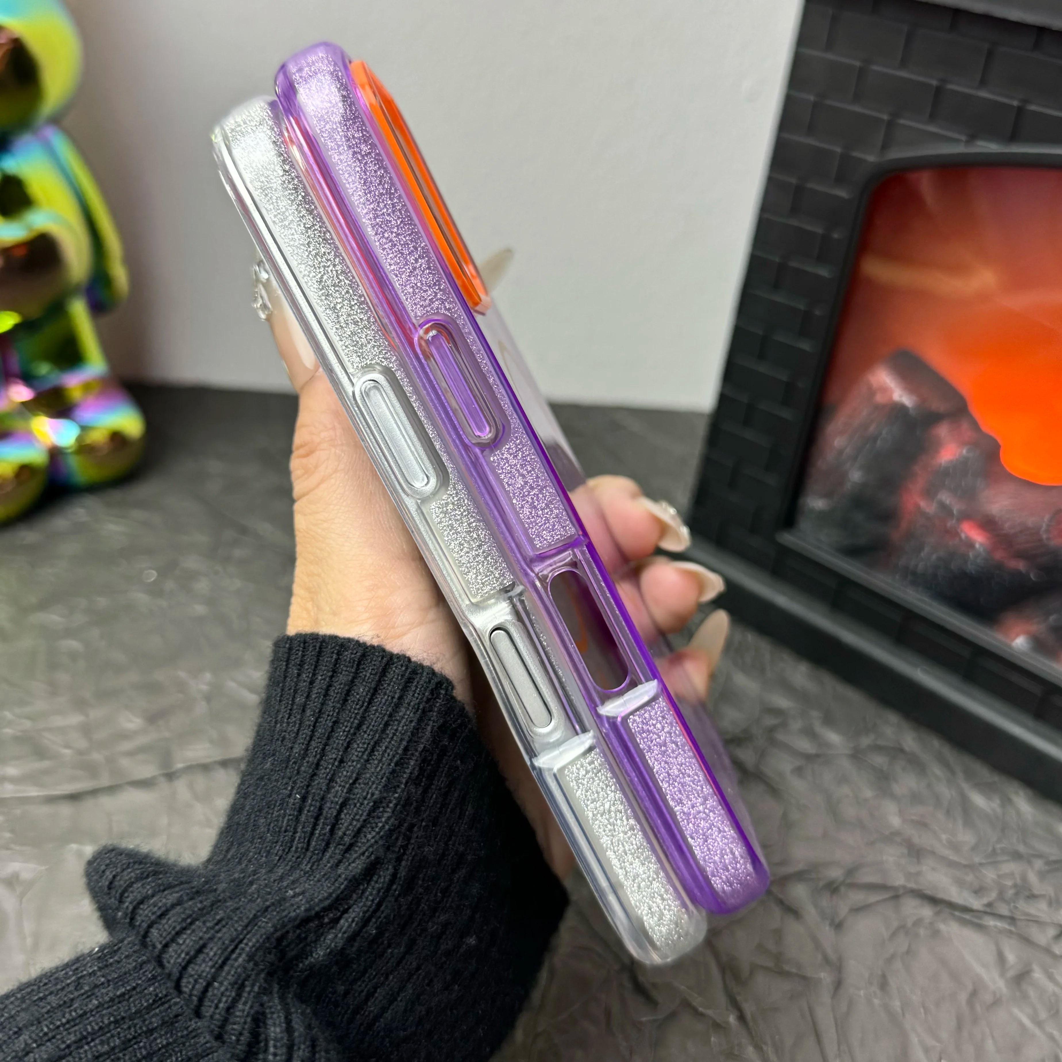 Luxury Diamond Glitter Case for iPhone 12–17 Series | MagSafe Compatible Wireless Charging Protector Cover