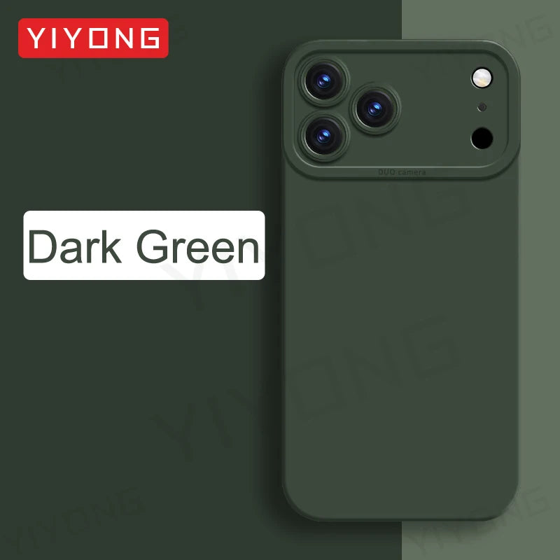 ZROTEVE Original Liquid Silicone Soft Case for iPhone 12–17 Series | Square Matte Anti-Fingerprint Full Coverage Phone Cover