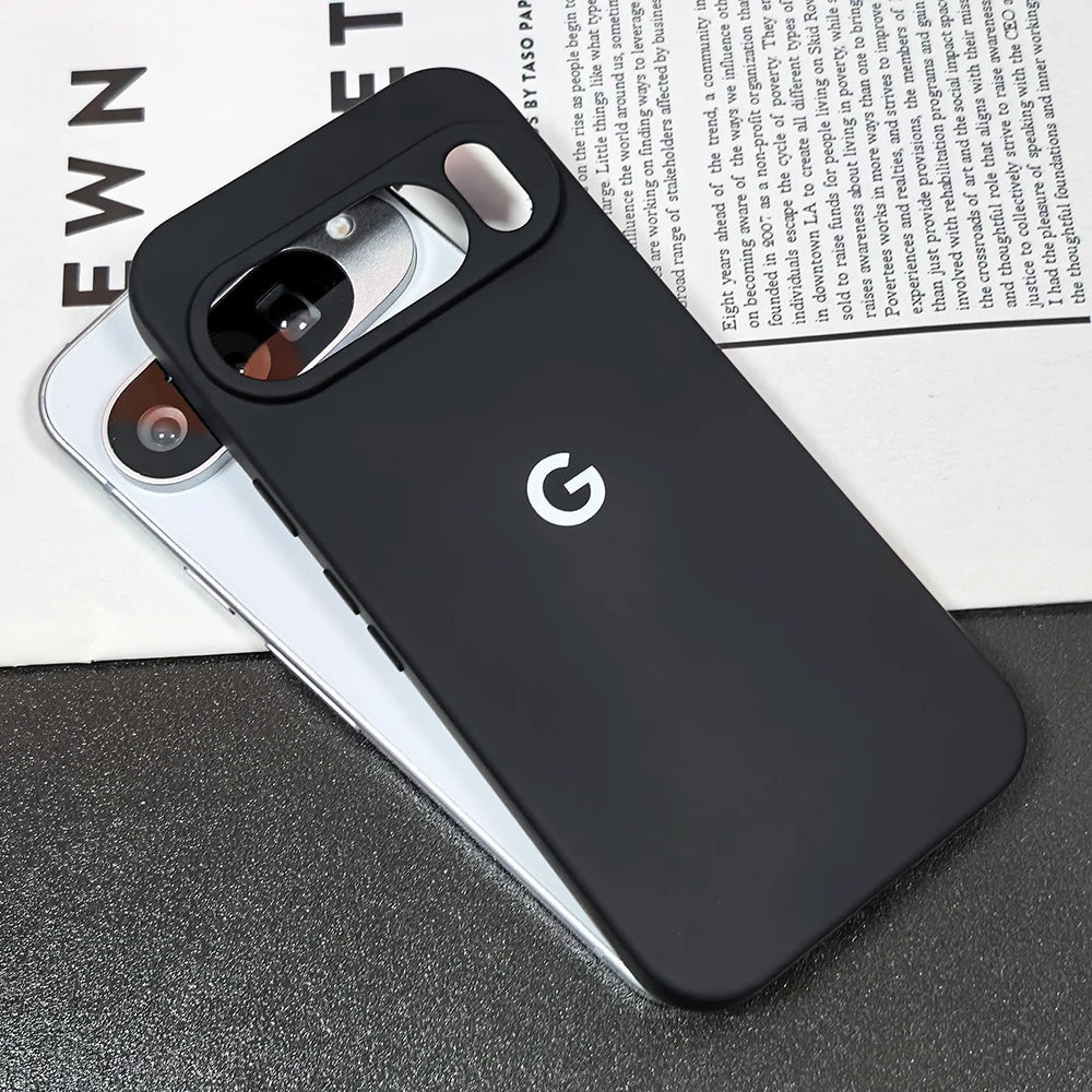 Google Pixel Case | Liquid Silicone Anti-Fall Half-Wrapped Protective Cover