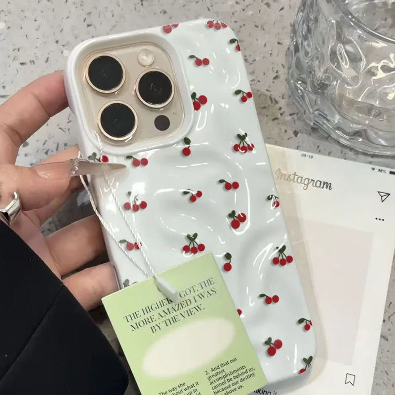 Half-Wrapped Pattern & Cartoon Phone Case | Shockproof & Anti-Fingerprint for iPhone