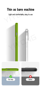 ZROTEVE Original Liquid Silicone Soft Case for iPhone 12–17 Series | Square Matte Anti-Fingerprint Full Coverage Phone Cover