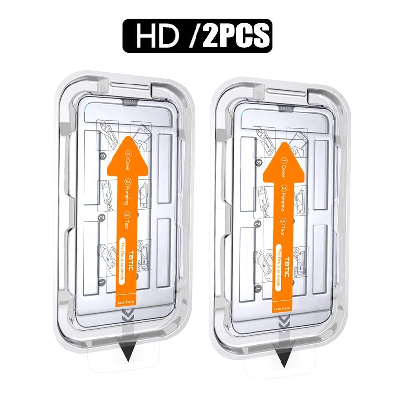 8K Ultra HD Tempered Glass Screen Protector for iPhone 12–17 Series | Anti Blue-Ray, Anti-Scratch, Easy Install