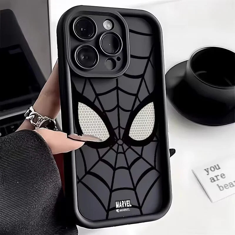 Full-Coverage Cartoon Plastic Phone Case | Shockproof & Anti-Fingerprint for iPhone