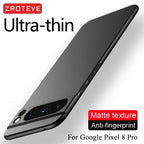 Google Pixel 8 / 8A / 8 Pro / 9 / 9A / 9 Pro / 9 Pro XL / 10 / 10A / 10 Pro / 10 Pro XL Case | Matte Full Coverage Anti-Fingerprint Hard Protective Cover