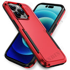 Dual-Layer Plain Plastic Phone Case | Anti-Fingerprint & Dustproof Half-Wrapped Cover for iPhone