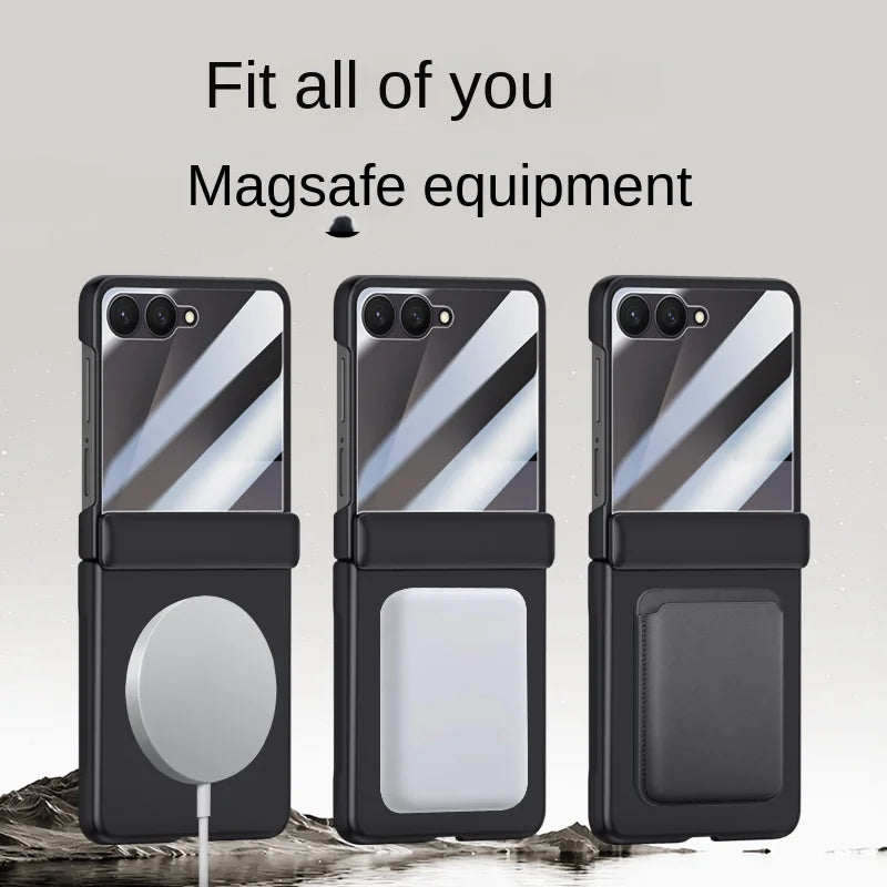 Samsung Galaxy Z Flip 7 Case | Hard Skin Magnetic Full-Coverage Protective Case