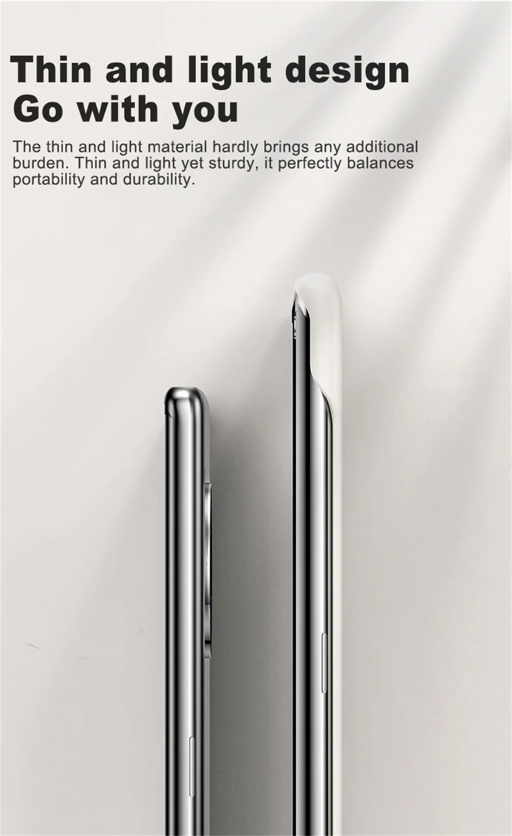 Ultra Slim Frameless Skin Feel Case for Samsung S22-S25 Series | Magnetic Protection Cover