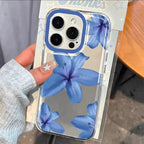 Half-Wrapped Floral & Pictorial Phone Case | Shockproof & Anti-Fingerprint for iPhone