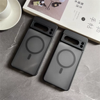 Google Pixel 6 / 6A / 6 Pro / 7 / 7A / 8 / 8A / 8 Pro / 9 / 9A / 9 Pro / 9 Pro XL Case | Matte Translucent Magnetic Wireless Charging Shockproof Half-Wrapped Cover