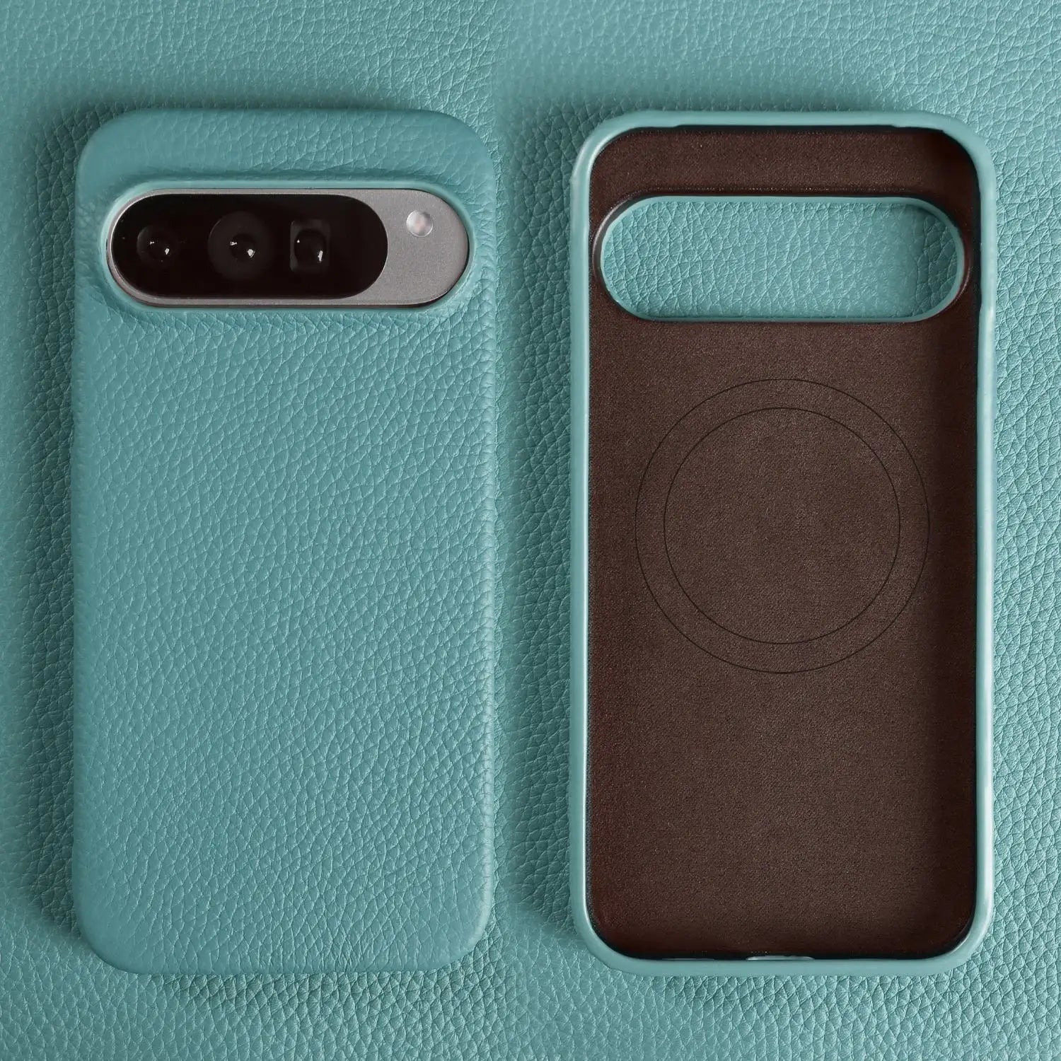 Google Pixel Full-Coverage Genuine Leather Magnetic Magsafe Case