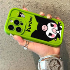 Full-Coverage Cartoon & Geometric iPhone Case | Shockproof & Anti-Fingerprint Protection