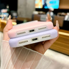 Jelly Candy Soft Silicone Magnetic Case for iPhone 11–17 Series | MagSafe Compatible Half-Wrapped Cover