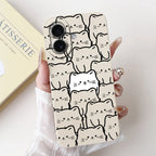 iPhone 17 Series Cartoon Silicone Case | Shockproof, Anti-Fingerprint & Lightweight