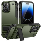 Heavy-Duty Full-Coverage iPhone Case with Kickstand | Dual-Layer, Anti-Scratch & Non-Slip Protection