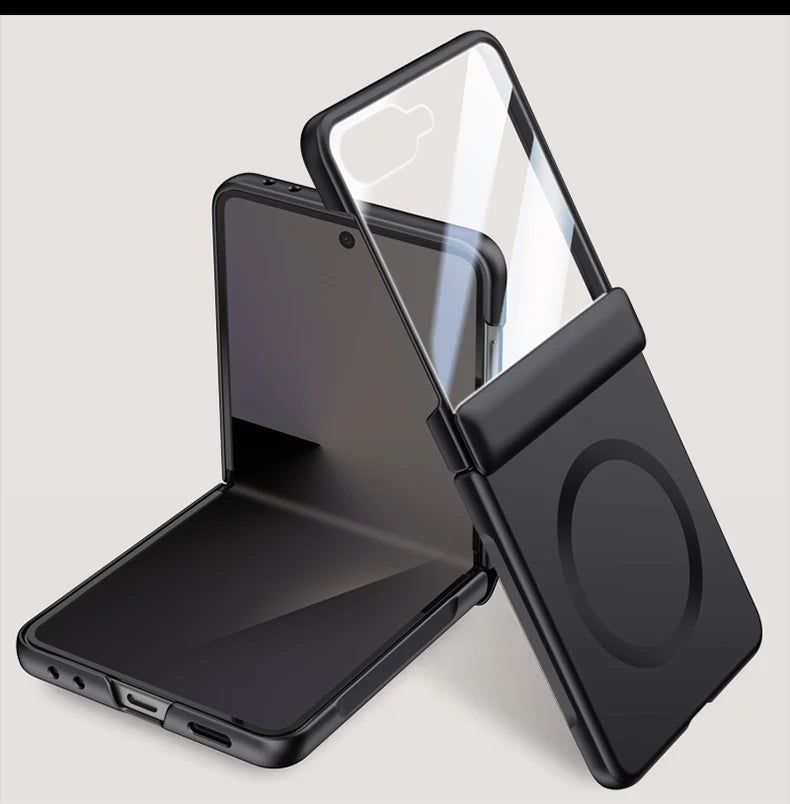 Samsung Galaxy Z Flip 7 Case | Hard Skin Magnetic Full-Coverage Protective Case