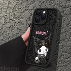 Half-Wrapped Cartoon & Pictorial TPU Phone Case | Anti-Fingerprint & Shockproof for iPhone