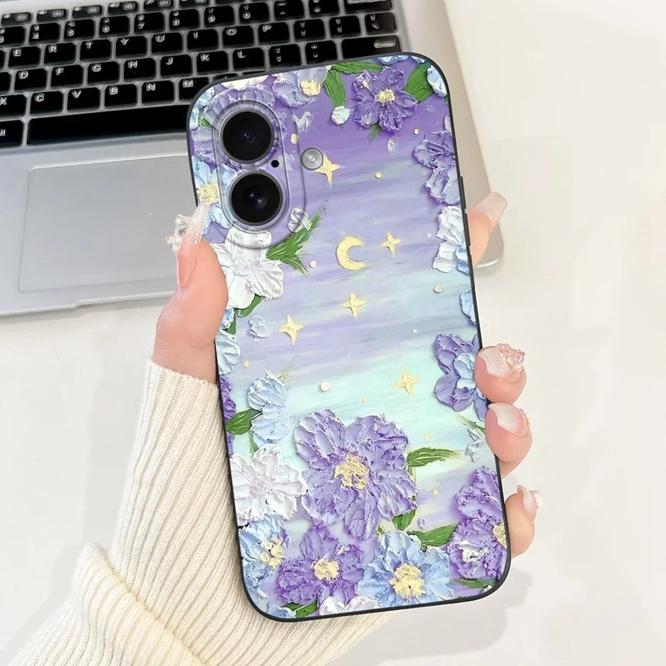 iPhone 17 Series Cartoon Soft Silicone Case | Shockproof, Anti-Fingerprint & Dustproof