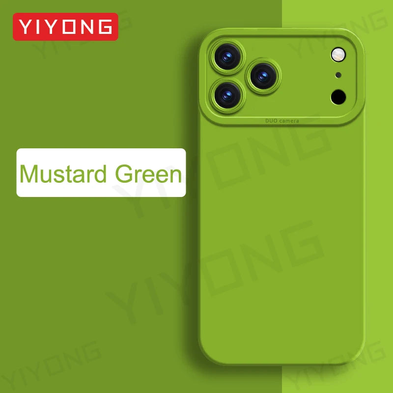 ZROTEVE Original Liquid Silicone Soft Case for iPhone 12–17 Series | Square Matte Anti-Fingerprint Full Coverage Phone Cover