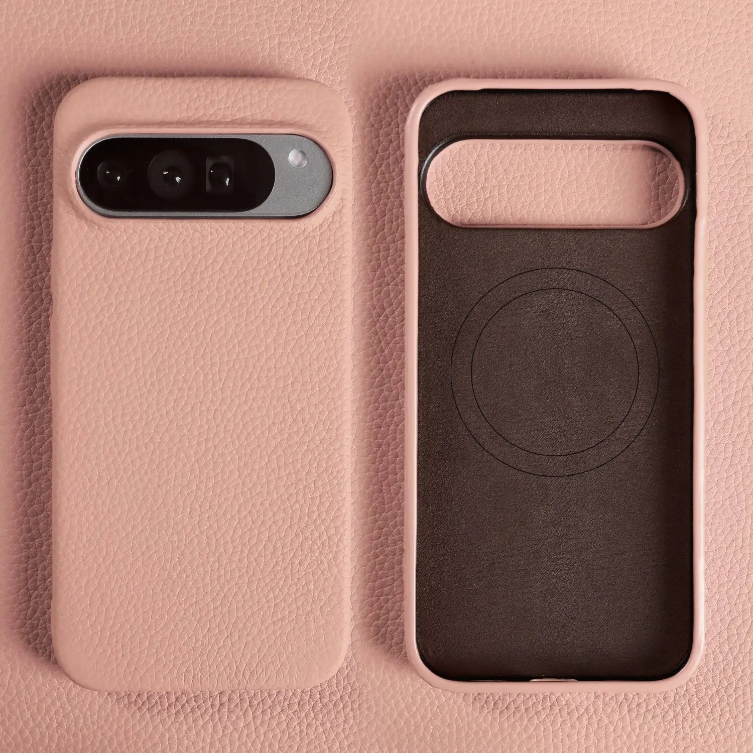 Google Pixel Full-Coverage Genuine Leather Magnetic Magsafe Case