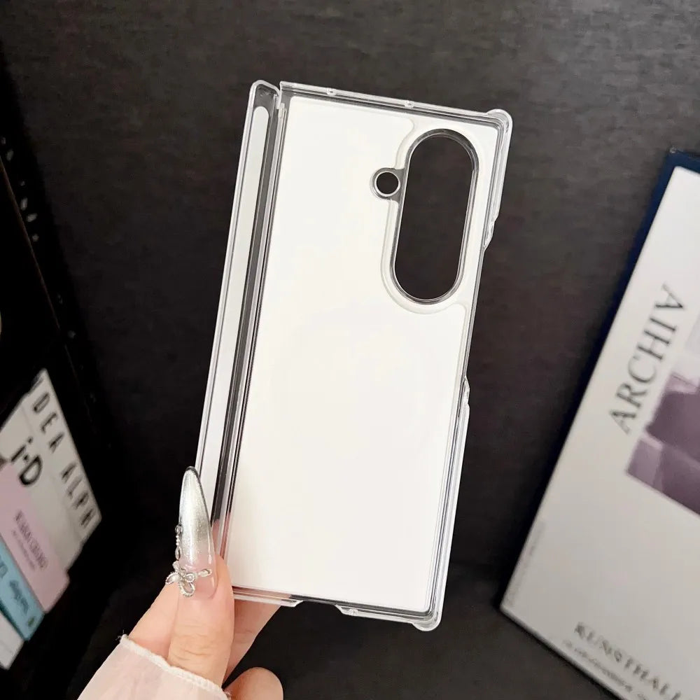 Samsung Galaxy Z Fold 7 Case | Hard PU Hinge Magnetic Full-Coverage Protective Back Cover