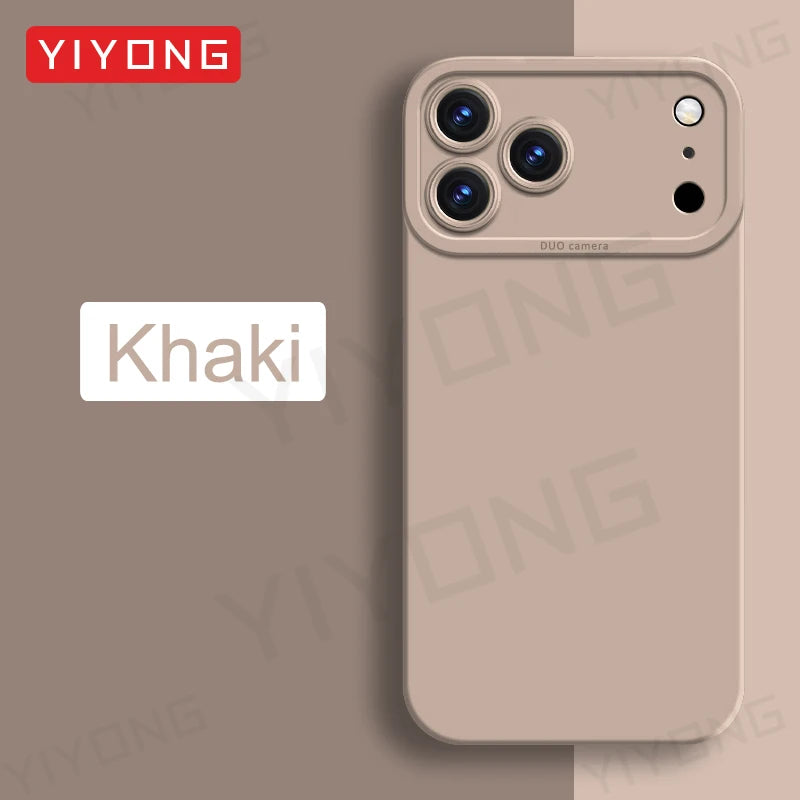 ZROTEVE Original Liquid Silicone Soft Case for iPhone 12–17 Series | Square Matte Anti-Fingerprint Full Coverage Phone Cover