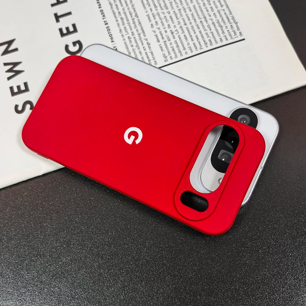 Google Pixel Case | Liquid Silicone Anti-Fall Half-Wrapped Protective Cover