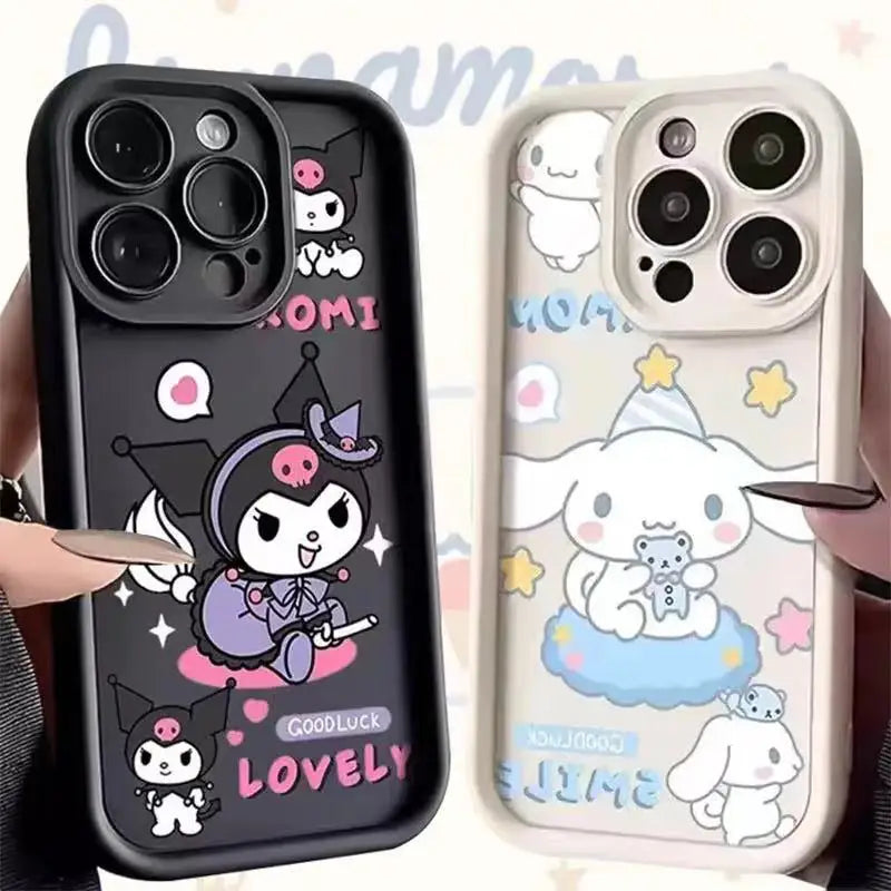 Full-Coverage Cartoon & Anime Silicone Phone Case | Shockproof & Anti-Fingerprint for iPhone