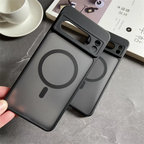 Google Pixel 6 / 6A / 6 Pro / 7 / 7A / 8 / 8A / 8 Pro / 9 / 9A / 9 Pro / 9 Pro XL Case | Matte Translucent Magnetic Wireless Charging Shockproof Half-Wrapped Cover