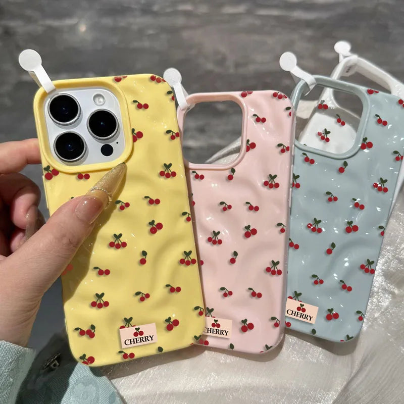 Half-Wrapped Pattern & Cartoon Phone Case | Shockproof & Anti-Fingerprint for iPhone