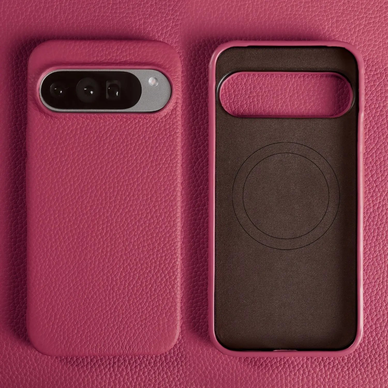 Google Pixel Full-Coverage Genuine Leather Magnetic Magsafe Case