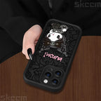 Half-Wrapped Cartoon & Pictorial TPU Phone Case | Anti-Fingerprint & Shockproof for iPhone
