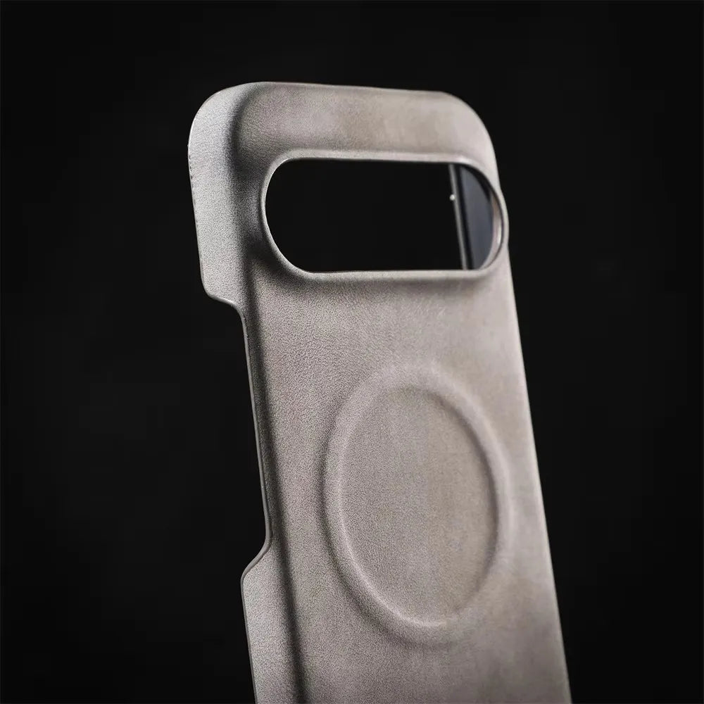 Google Pixel Case | Magnetic PU Leather Half-Wrapped Shockproof Protective Cover