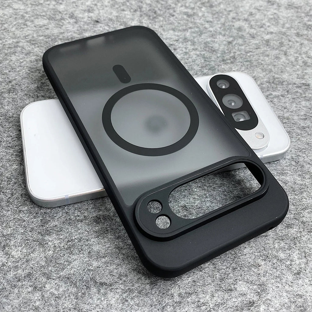 Pixel 7A / 8 / 8A / 9 / 9A / 10 / 10 Pro / Pro XL Case | Luxury Matte Clear Magnetic Shockproof Bumper Case