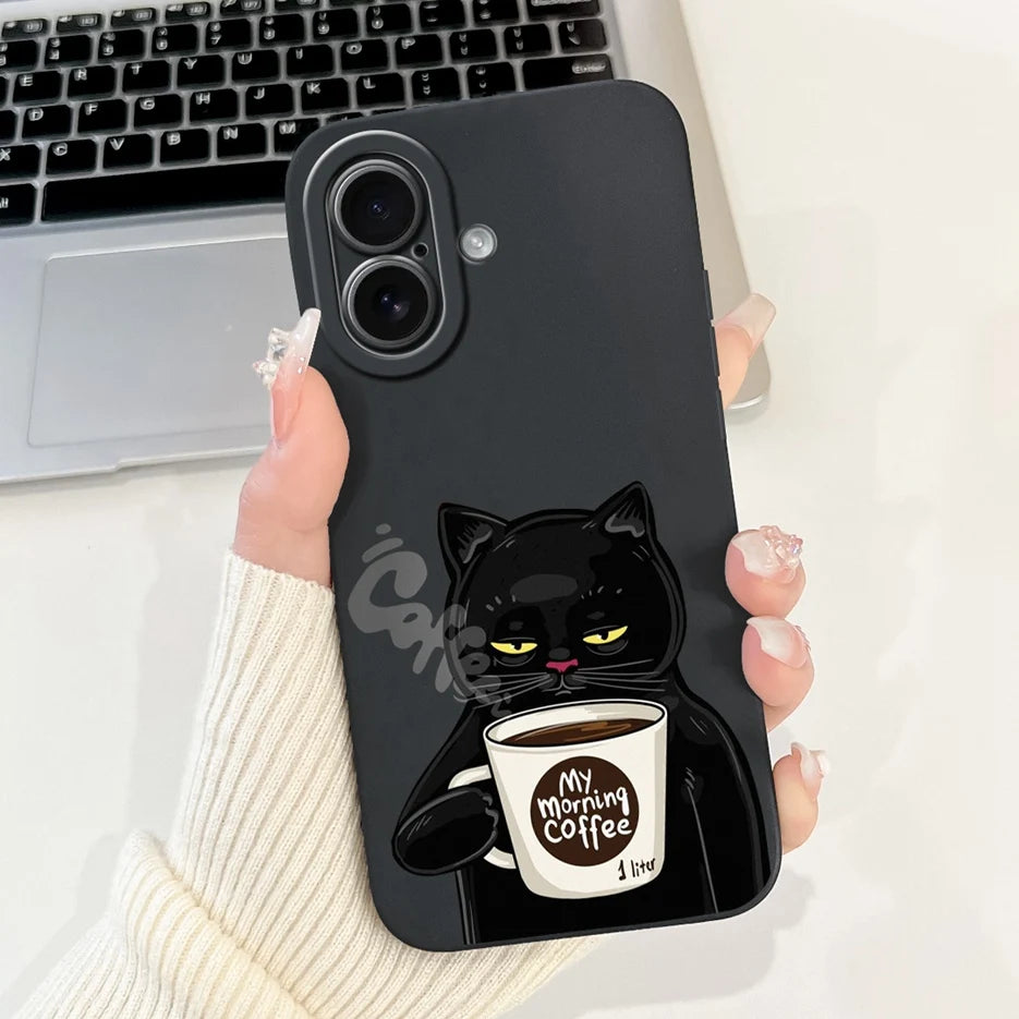 iPhone 17 Series Cartoon Silicone Case | Shockproof, Anti-Fingerprint & Lightweight