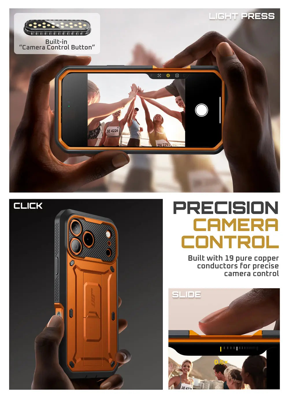 Rugged SUPCASE Full-Coverage iPhone 17 Pro Case | Shockproof with Holster & Kickstand