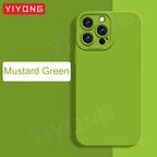 ZROTEVE Original Liquid Silicone Soft Case for iPhone 12–17 Series | Square Matte Anti-Fingerprint Full Coverage Phone Cover