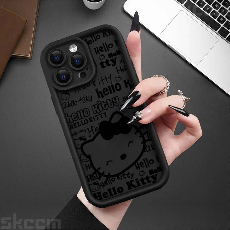 Half-Wrapped Cartoon & Pictorial TPU Phone Case | Anti-Fingerprint & Shockproof for iPhone