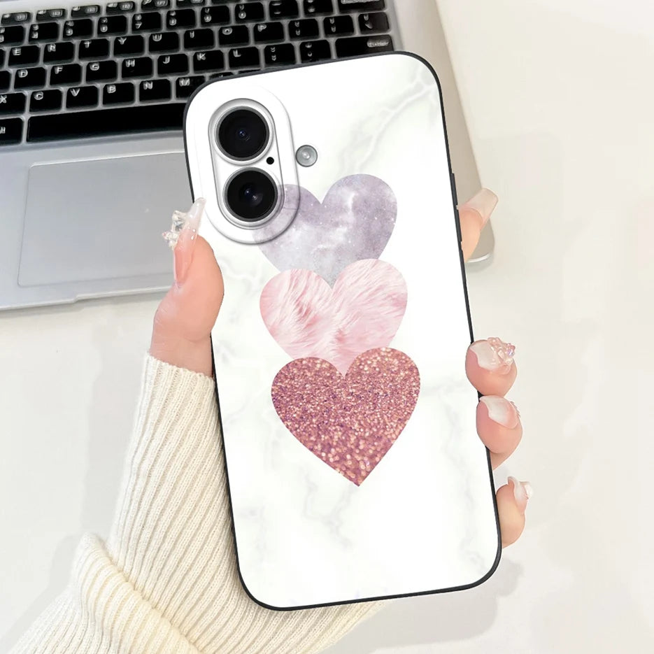 iPhone 17 Series Cartoon Silicone Case | Shockproof, Anti-Fingerprint & Lightweight