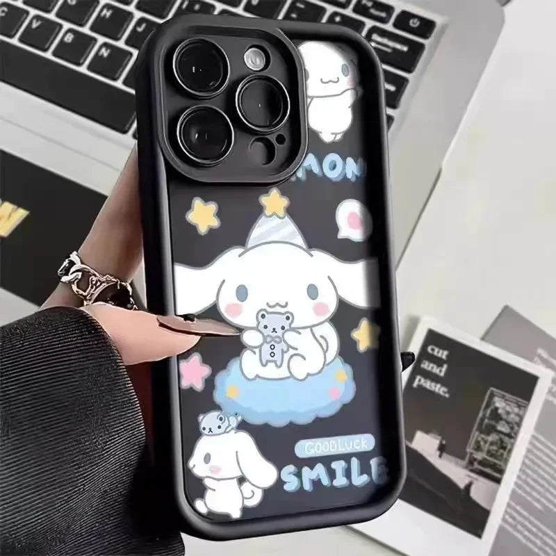 Full-Coverage Cartoon & Anime Silicone Phone Case | Shockproof & Anti-Fingerprint for iPhone