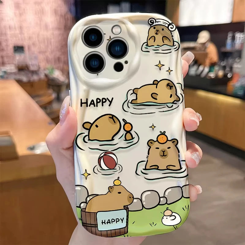 Half-Wrapped Pictorial Phone Case | Shockproof & Anti-Fingerprint for iPhone