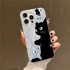 Pictorial Matte Half-Wrapped iPhone Case | Shockproof, Anti-Scratch & Non-Slip